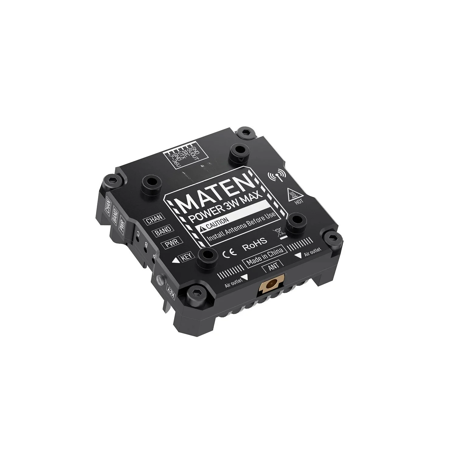 5.8G 3W VTX PRO FPV Dr-one - Stable Video Transmission Signal with OSD Configuration