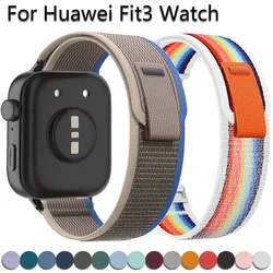 For Huawei Watch Fit 3 Nylon Strap Trail Sport Breathable Replacement Wristband Bracelet for Huawei Watch Fit3 Watchband Straps