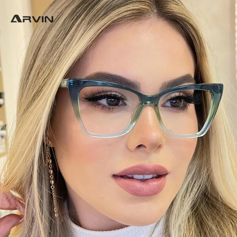 

Luxury Brand Anti-Blue Light Glasses for Women Men Fashion Cat Eye Office Computer Goggles Blue Ray Blocking Eyeglasses Frames