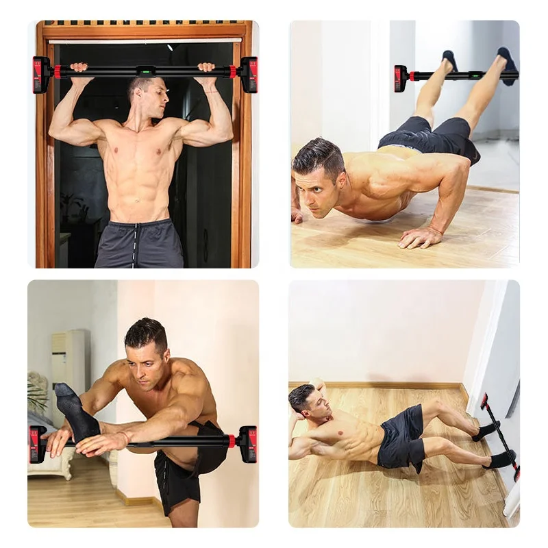 شريط سحب ما يصل مثبت على الحائط لتدريبات القوة المنزلية مع حلقات