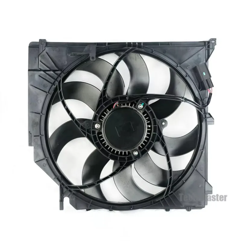 Tech Master 600W Radiator Cooling Fan Assembly Replacement for X3 E83 OEM 17113442089 17113415181 in stock