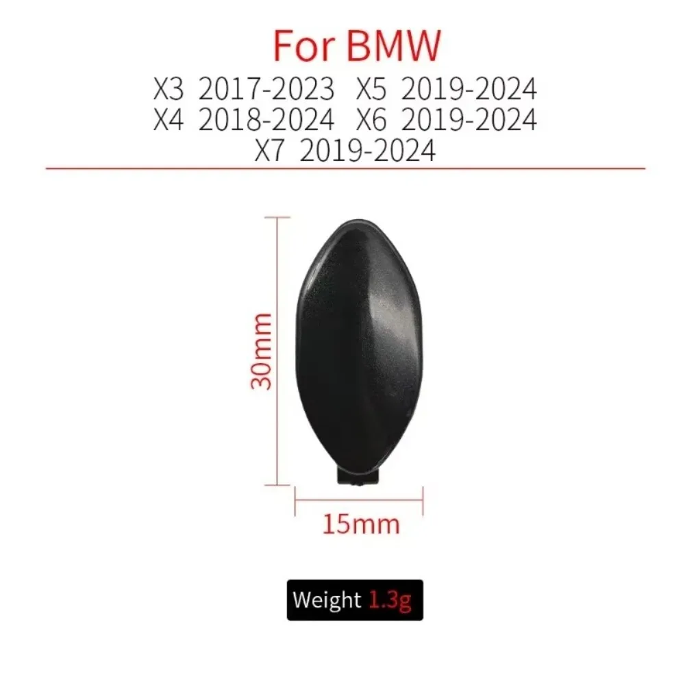 ZF-T 51417489341 para BMW G01-G07 X3-X7 manija  puerta Exterior  coche cerradura tapa  agujero  llave cubierta negra pia