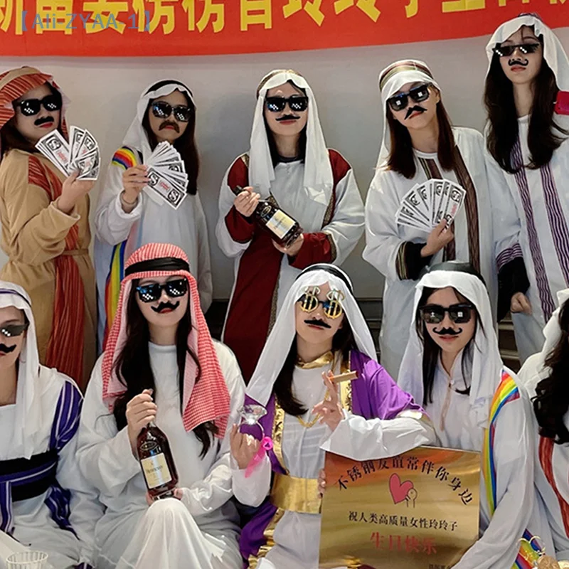 【ZYAA-1】18/48 Stuks Snor Party Photobooth Props Kids Adult Piraat Party Kostuum Cosplay Nep Baard Halloween Decoratie