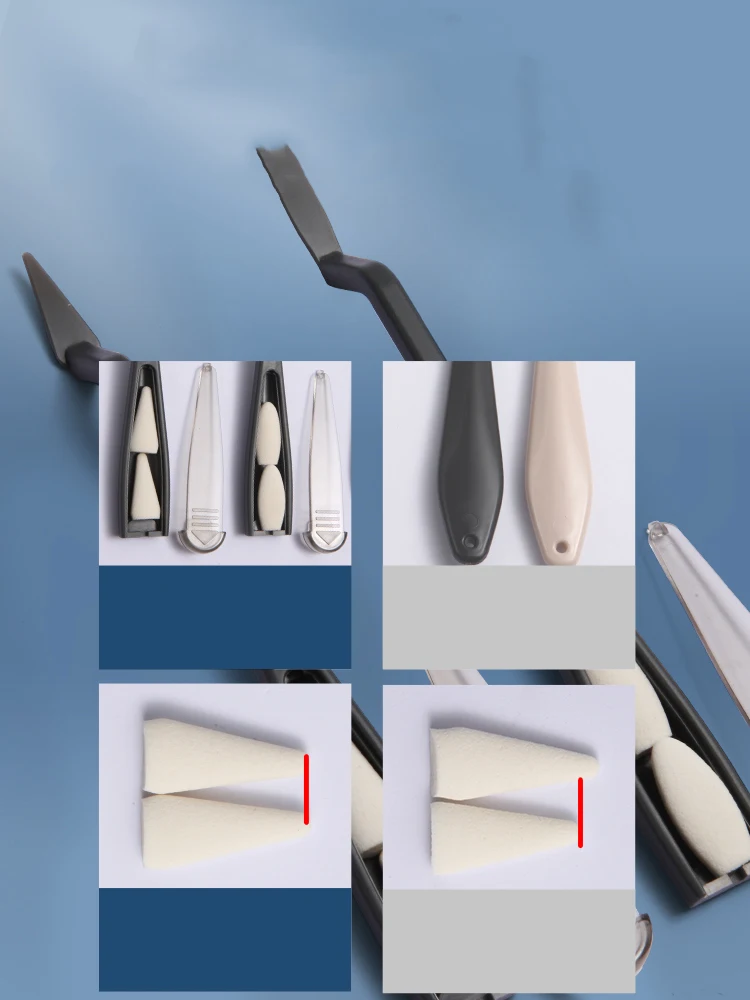 아트 스케치 닦는 나이프 세척 가능한 브러시 스폰지, 하이라이트 아티스트 교정, 디테일 지우개 펜, 스케치 청소 도구 그리기