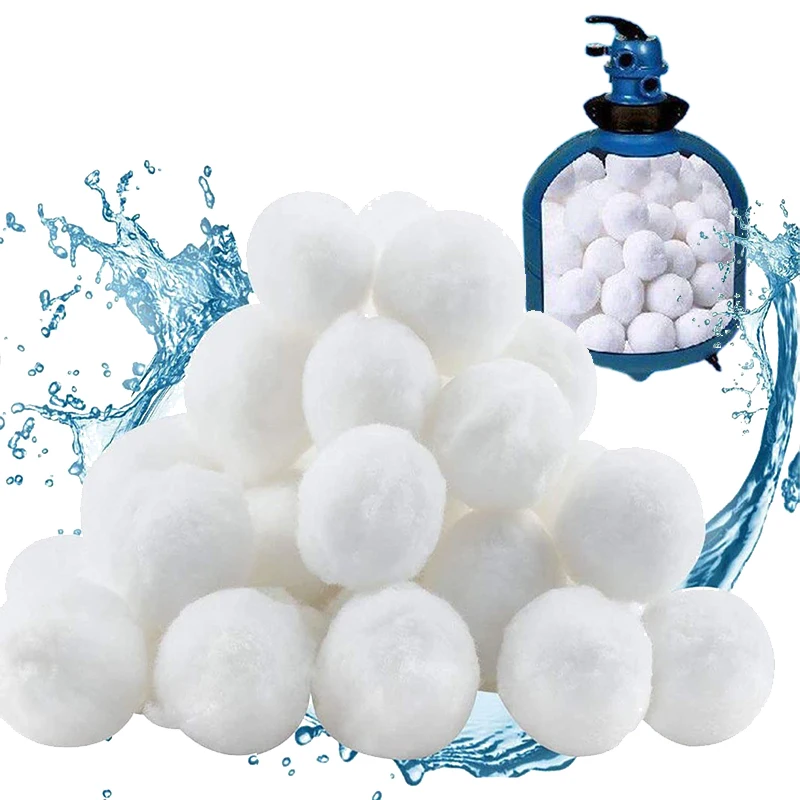 Pool Filter Balls 500g for Swimming Pools Spas Hot Tub Filter ﻿Above Ground Pools Water Purification Filter Absorbing Ball TMZ
