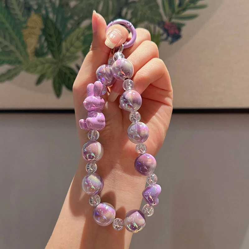 Брелок-бабочка с бантом, украшенный бисером