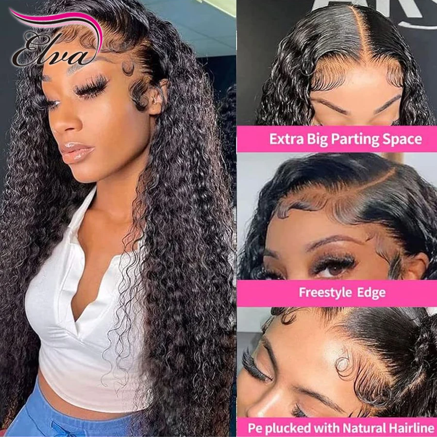 Hd Lace Frontal Wig 13x6 Lace Front Wig Human Hair Curly Hair Transparent Lace Human Hair Wigs HD Lace 5x5 6x6x 7x7 Closure Wigs