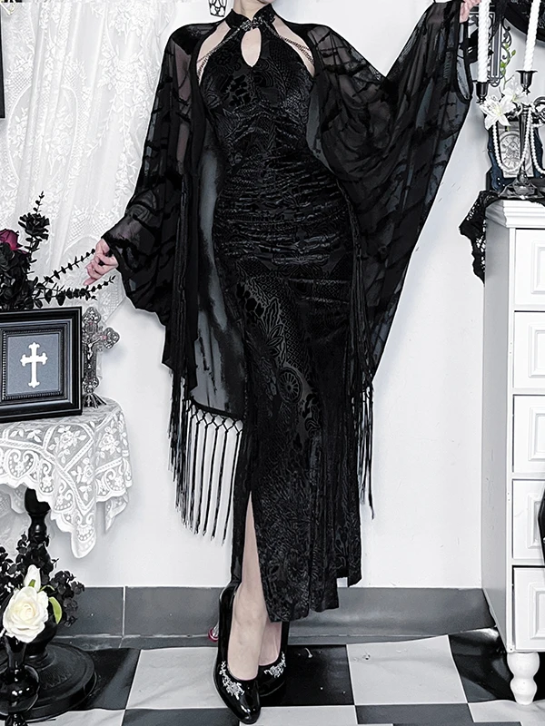 

Wannathis Halloween k Леди Кружевная Сексуальная Готическая Юбка Горячая Девушка Dr Ретро Sle Длинная Юбка Без Свека Теплая Функция