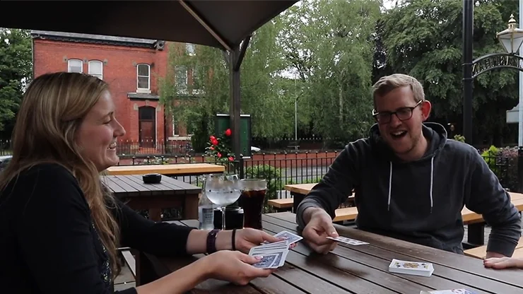 خارج الأزرق (وسيلة للتحايل والتعليمات عبر الإنترنت) بواسطة جيمس أنتوني كارد الخدع السحرية أوهام عن قرب Mentalism ألعاب ماجيا