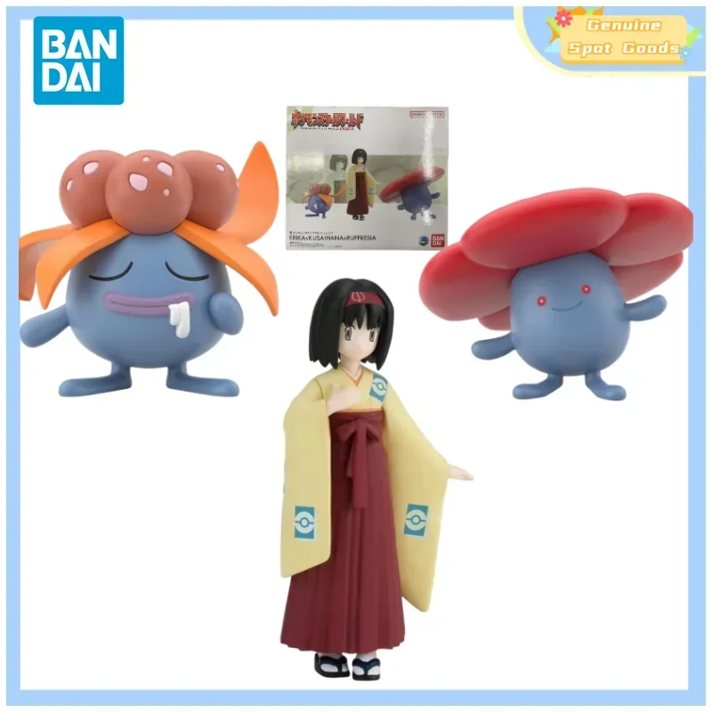 

Genuine Bandai POKEMON PB Scale World Kanto Region Erika Kusaihana Ruffresia Anime Action Figures Shokugan Toys Gift for Kids