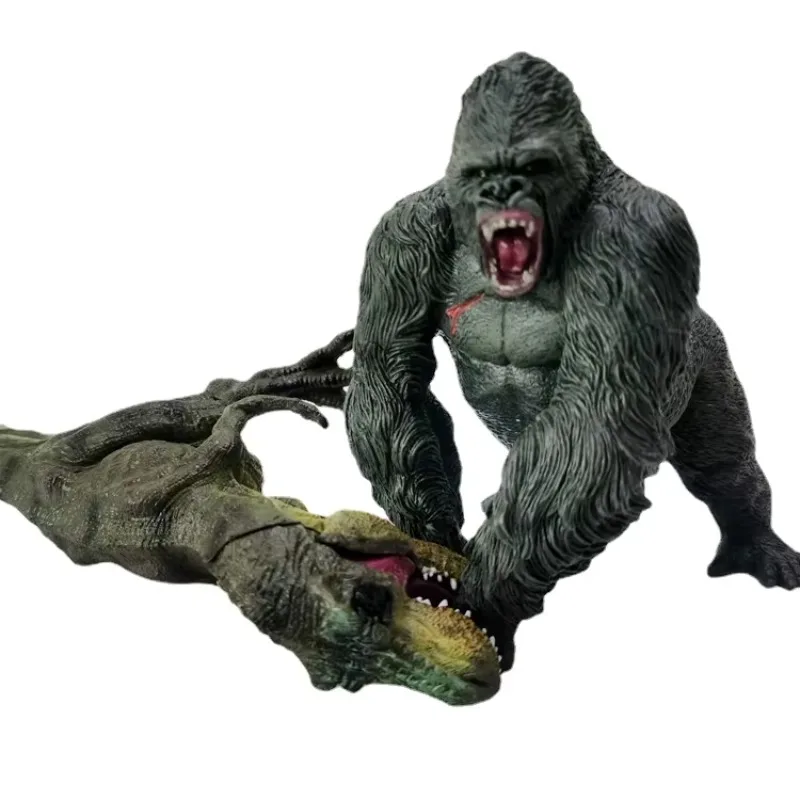 Fascicodoll Dinosaur Action Figure Educational Toys for Children Animals Toys Set Animal King Gorilla Model Household Decoration