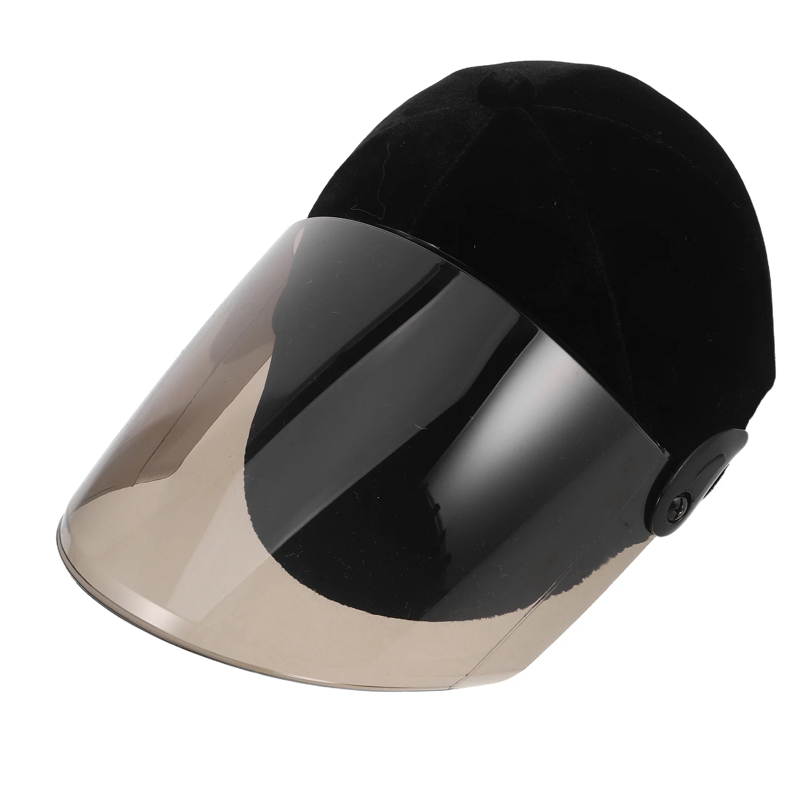 فروسية مع عدسة ملونة للشاي، معدات أمان لركوب الخيل، مقاومة للصدمات، مريحة لركوب الخيل #3