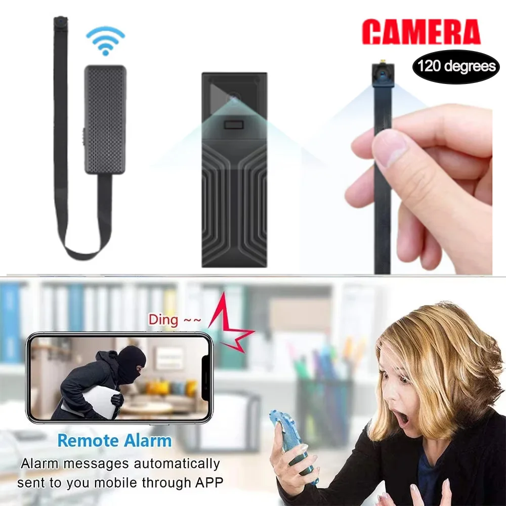 Imagem -06 - Mini Câmera Faça Você Mesmo Câmeras de Vigilância Portáteis com wi fi Detecção de Movimento Visão Remota Proteção de Segurança Gravador de Vídeo