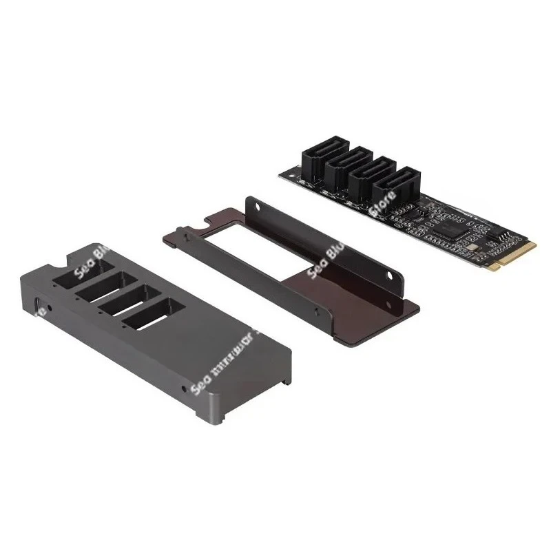 M.2 to sata hard disk expansion card asm1164 one to four adapter card