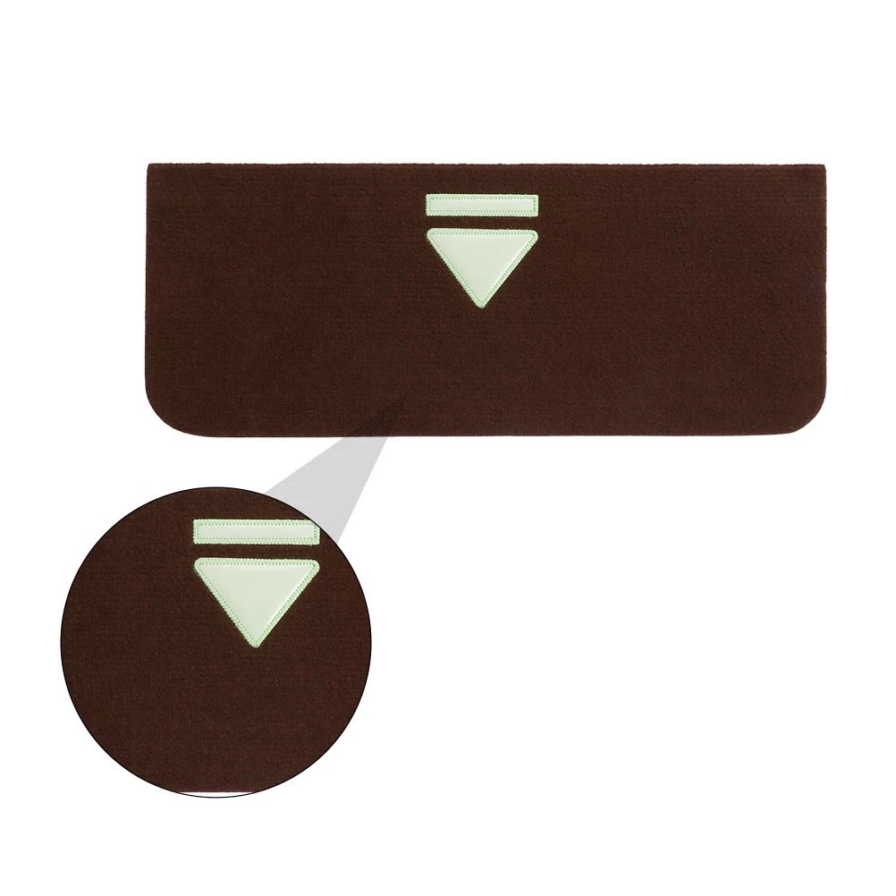 4 Pcs Stair Mat Arrow Pattern Mats Non-skid Carpets Stain-resistant Household Step Pads Polyester (Polyester)