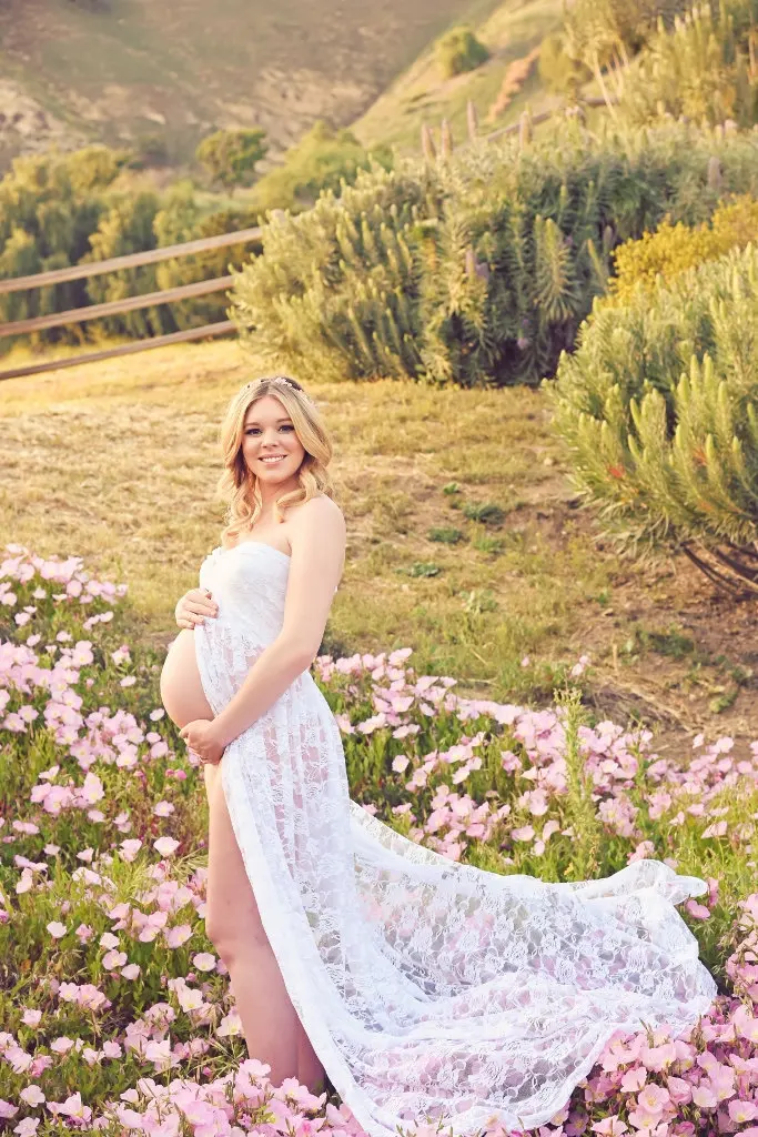 2022 europeu e americano maternidade vestido de renda foto vestido de maternidade cauda tubo superior vestido longo fotografia vestido sem mangas