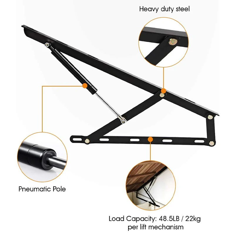 تركيبات أجهزة رافع إطار السرير، آلية الرفع الهيدروليكي لمفصل الأريكة #2