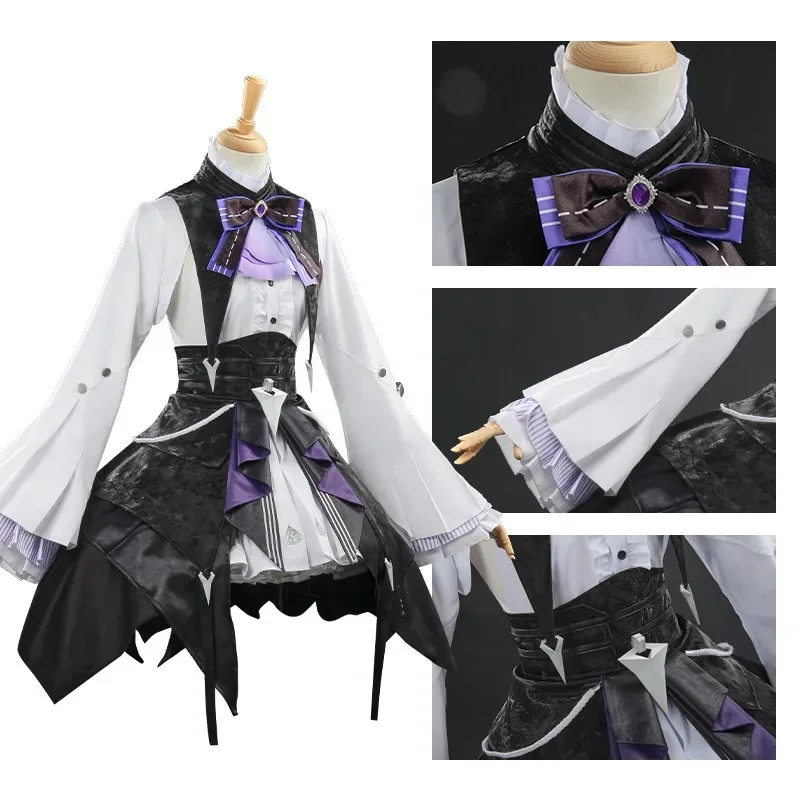 لعبة ZZZ Zenless Zone Zero Vivian أزياء تنكرية فستان شعر مستعار أحذية موحدة الطائر المحاكي كرنفال حفلة النساء فتاة كون الملابس الدعامة