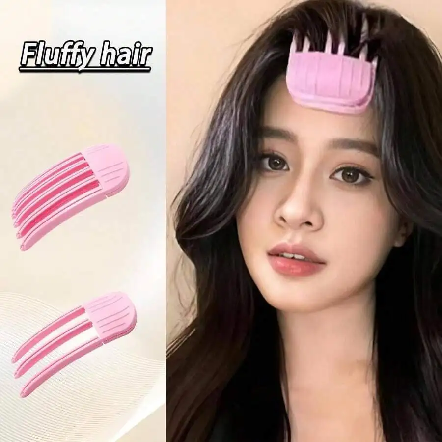 

2 Pcs Hair Volume Clips Fluffy Bangs Root Lifting Styling Tools For Women And Men