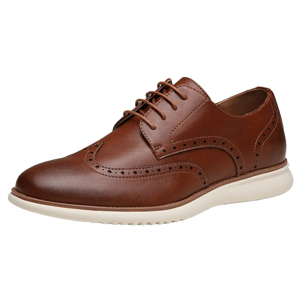 

Mens Dress Shoes Oxfords Casual Retro Classic Comfortable Formal Derby Business Dress Shoes for Men
