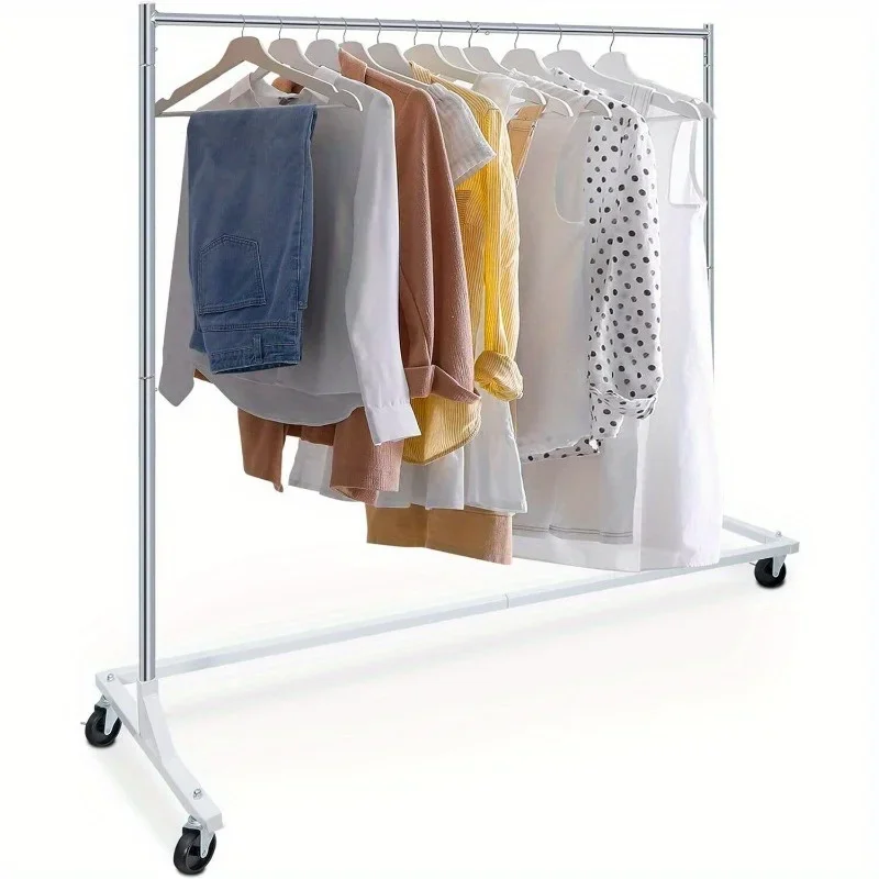 

Commercial Clothes Rack Z Base Garment Rack Industrial Clothing Rack on Wheels