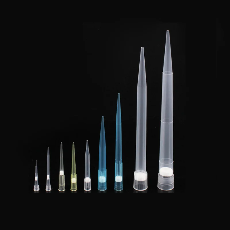

Lab 10ul 20ul 50ul 100ul 200ul 1000ul 5ml 10ml PP Plastic Pipette Filter Tips With Sand Core Filter For Dispensers