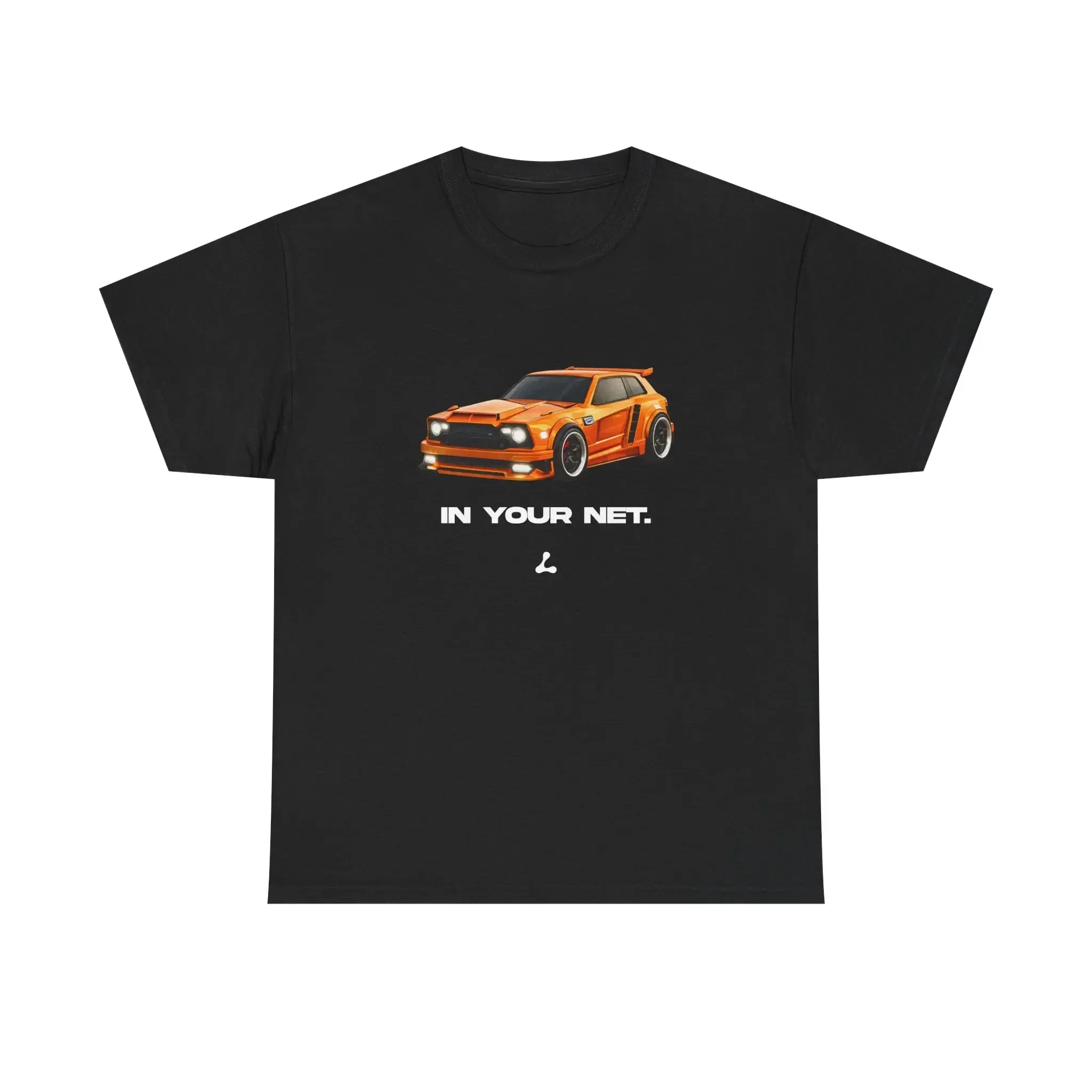 Menswear Relaxed Fit Cotton Blend Short-Sleeve Graphic T-Shirt - Basic Round Neck Top, Leather Accent, Cargo-Inspired Vibe, 