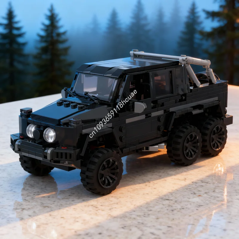 

649pcs MOC Mercedesesed G W Suspension Modification City Champions Model Building Blocks Christmas Gift Architecture Toy