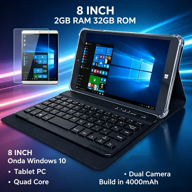 8 INCH Q1 8GB RAM 128GB ROM AR2 Windows 10 Tablet 1280*800 IPS Screen Z8300 Quad Core Intel HD Graphic Dual Cameras