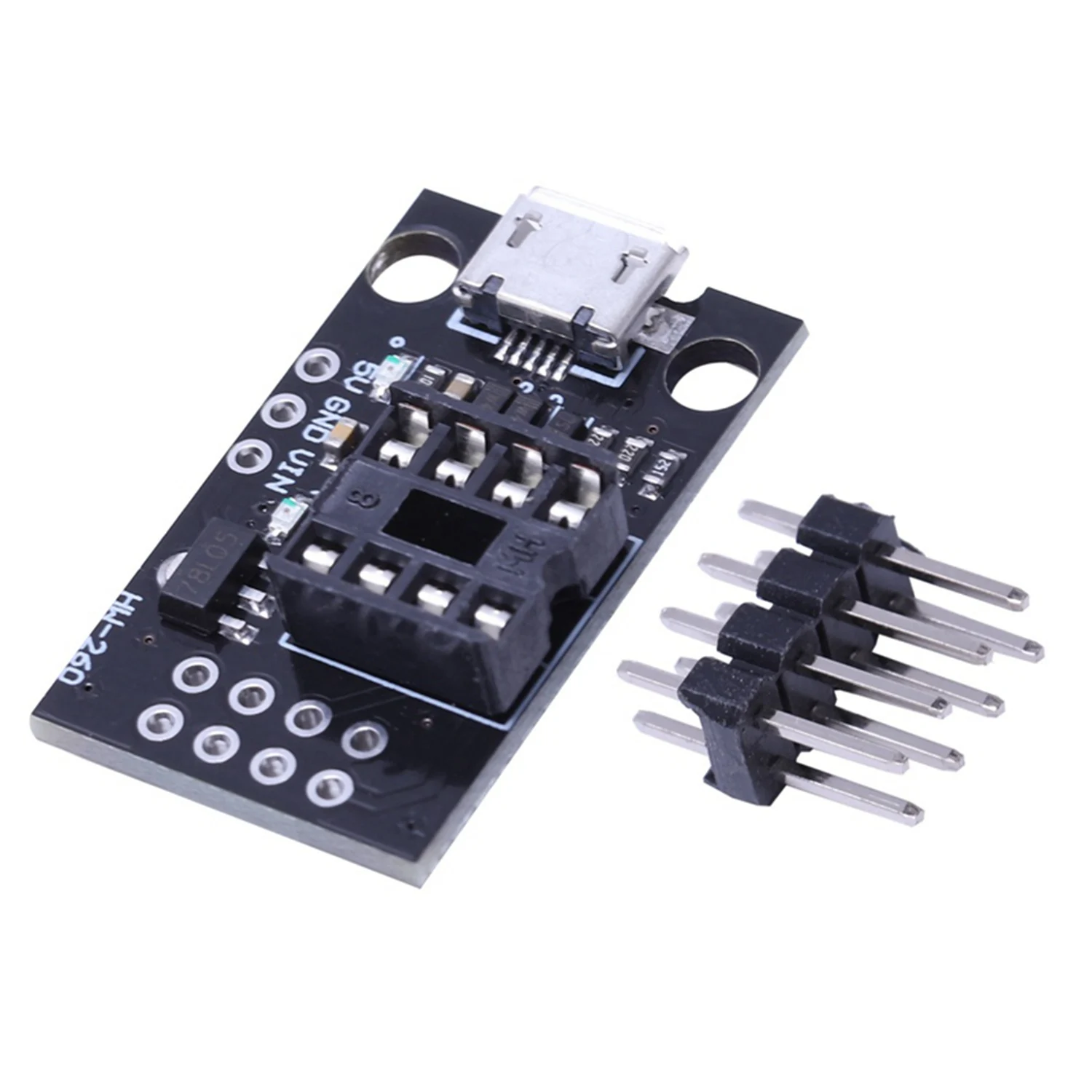 Papan Programmer pengembangan untuk ATtiny13A/ATtiny25/ATtiny45/ATtiny85