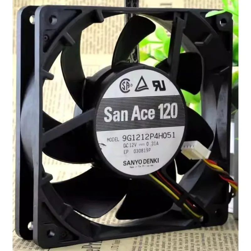 New Cooler Fan for SANYO 9G1212P4H051 12cm 12025 12V 0.31A Cooling Fan 120 *120 * 25mm