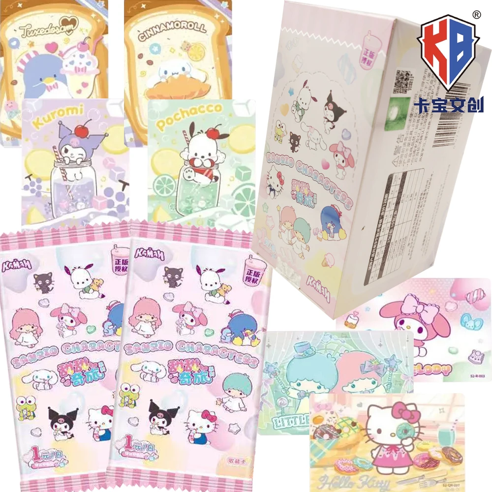 

Kabao Official Trendy Anime IP Characters Collection Cards QR GR R Cute Cartoon Design Stars Rare Limited Cards Gift for Friend