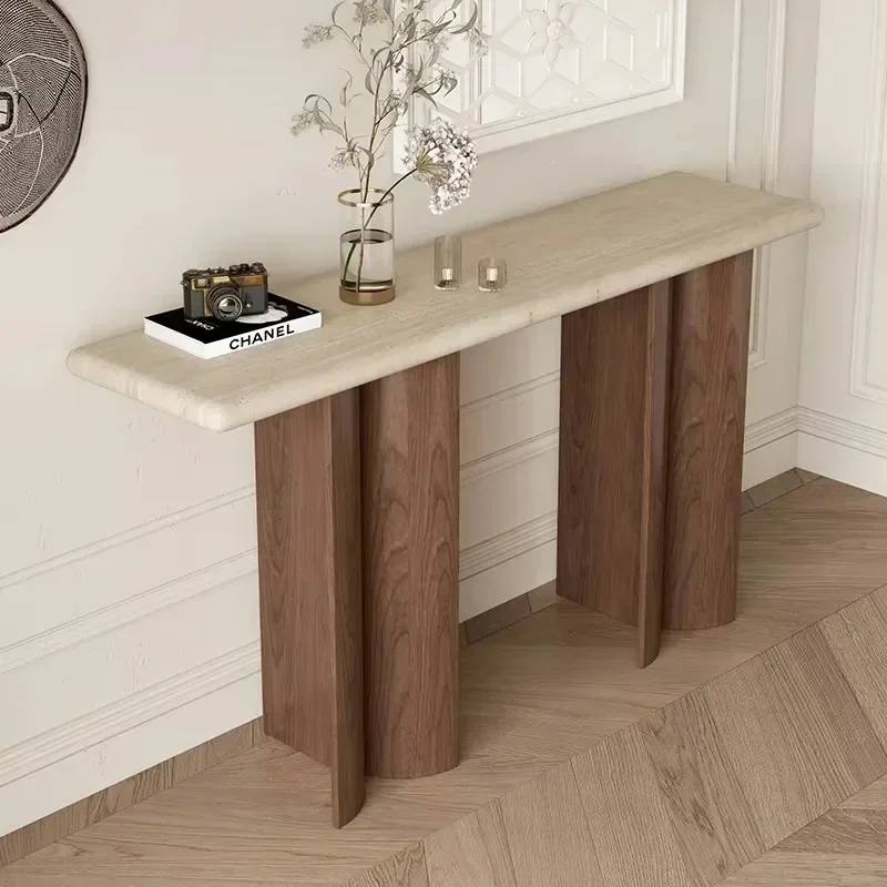 Design Luxury Corner Table Living Room Simple Modern Industrial Console Tables Entrance Hallway Consolle ingresso Home Furniture