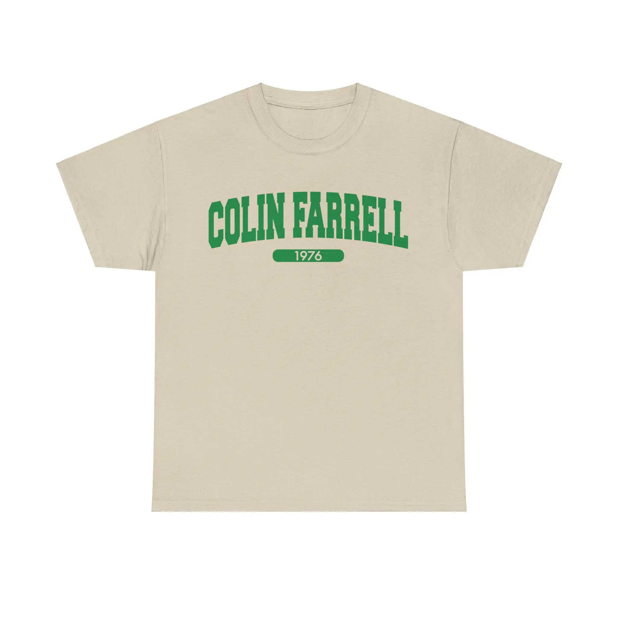 Colin Farrell 1976 Irish Green T Shirt