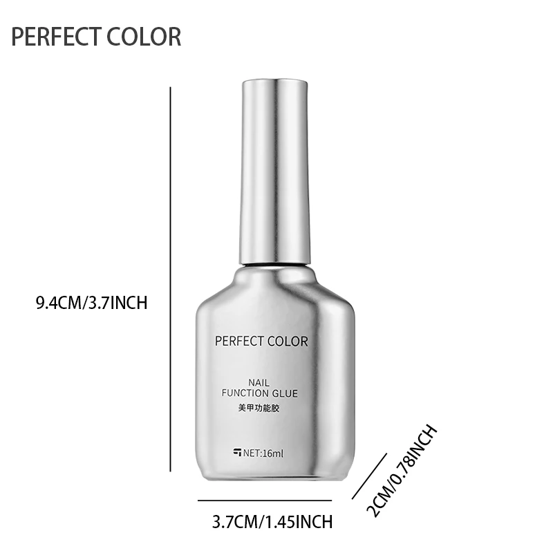 PERFECT COLOR Matte GEL Top Coat สําหรับเจลเล็บ Polish16ml Chrome PROOF Matte Top Coat กํามะหยี่ไม่มีเช็ดแป้ง-Resist Matte