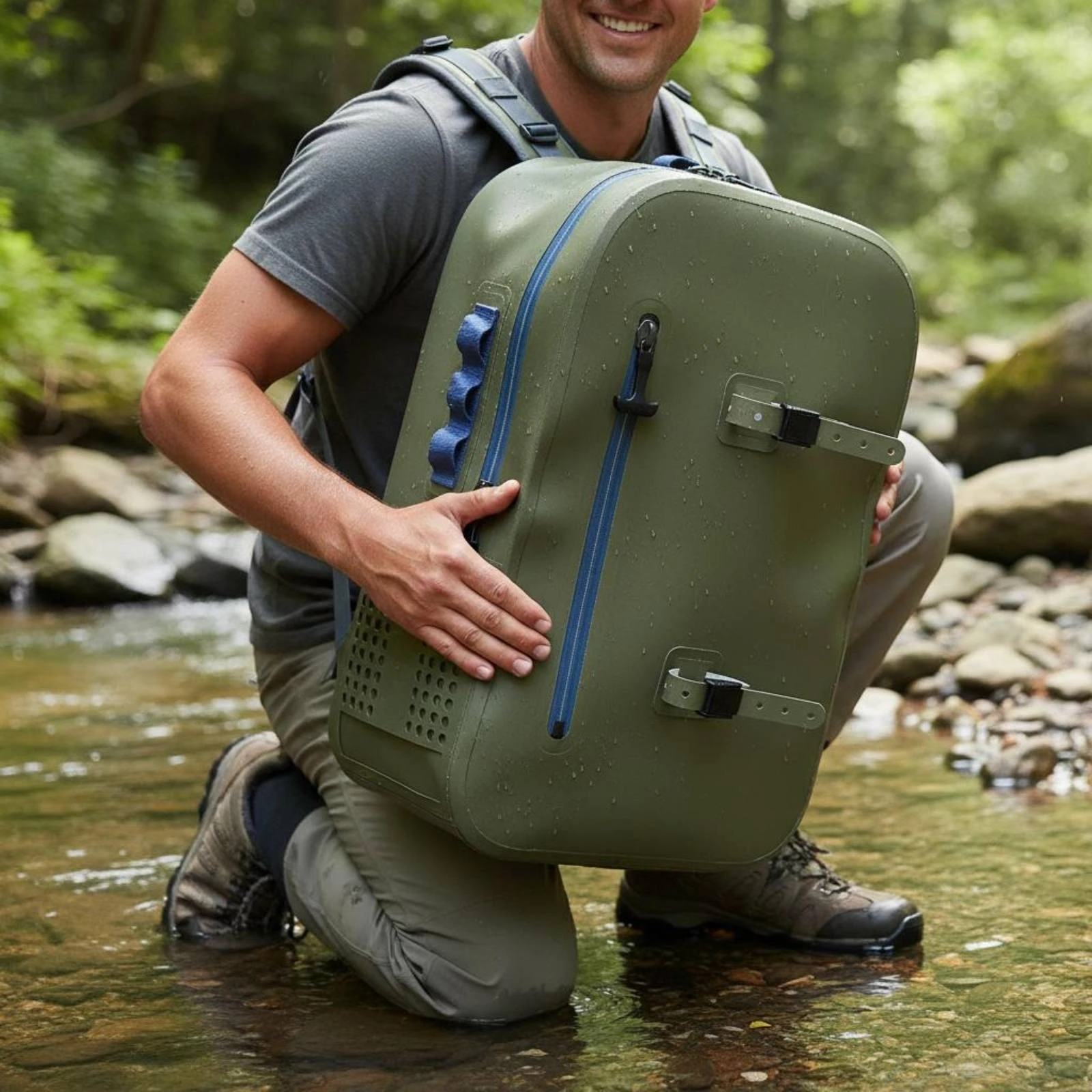 Rod Holder Backpack Breathable - Fishing Rod Holder ulasan dan harga