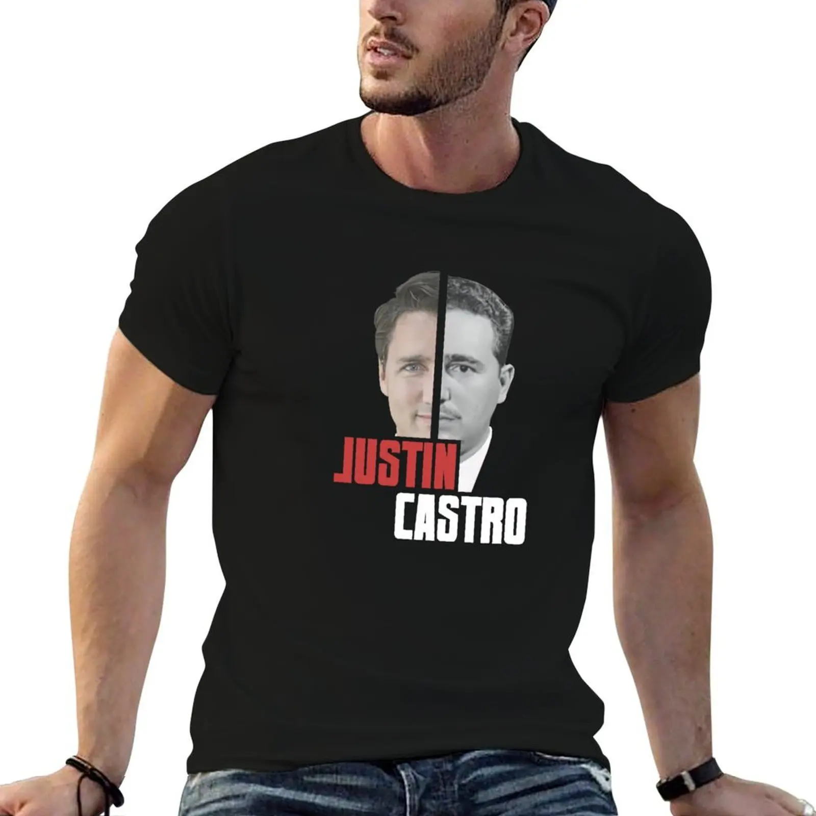 Justin Castro Shirt T-Shirt quick-drying cotton man t-shirts t shirt for men