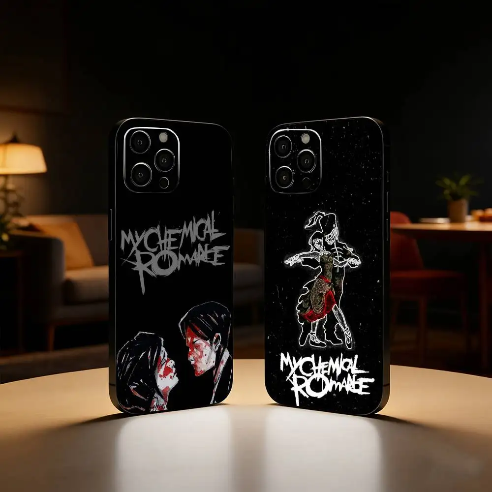 

My C-Chemical R-Romance Phone Case For iPhone17,16,15,14,13,12 Plus,Max Soft Silicone Black Cover
