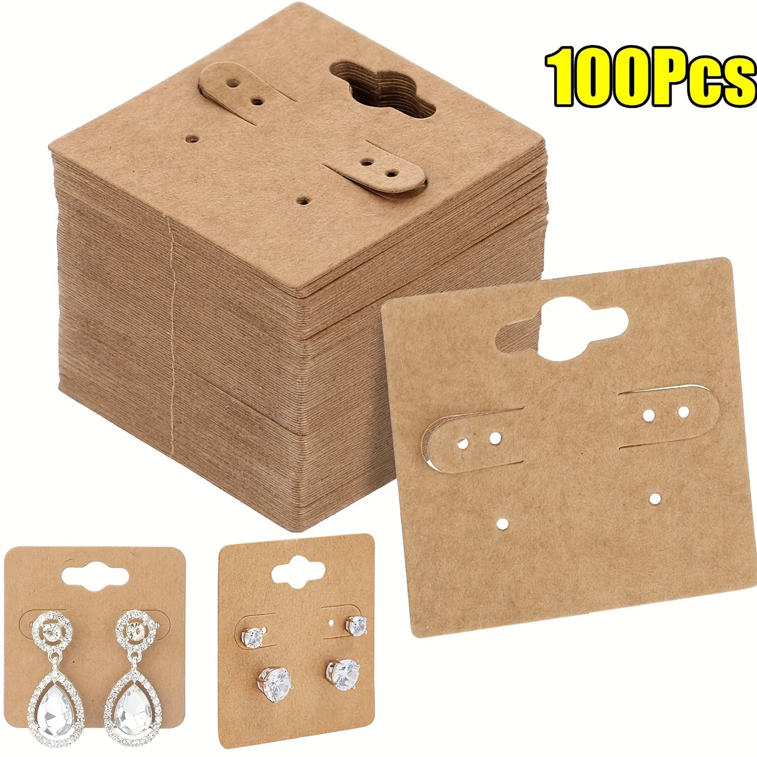 100Pcs Earring Cards 2\