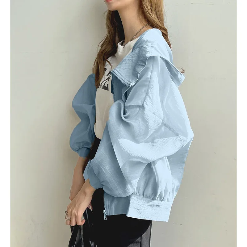 

Spot fashion lightweight hooded clothes, summer sun protection shirts