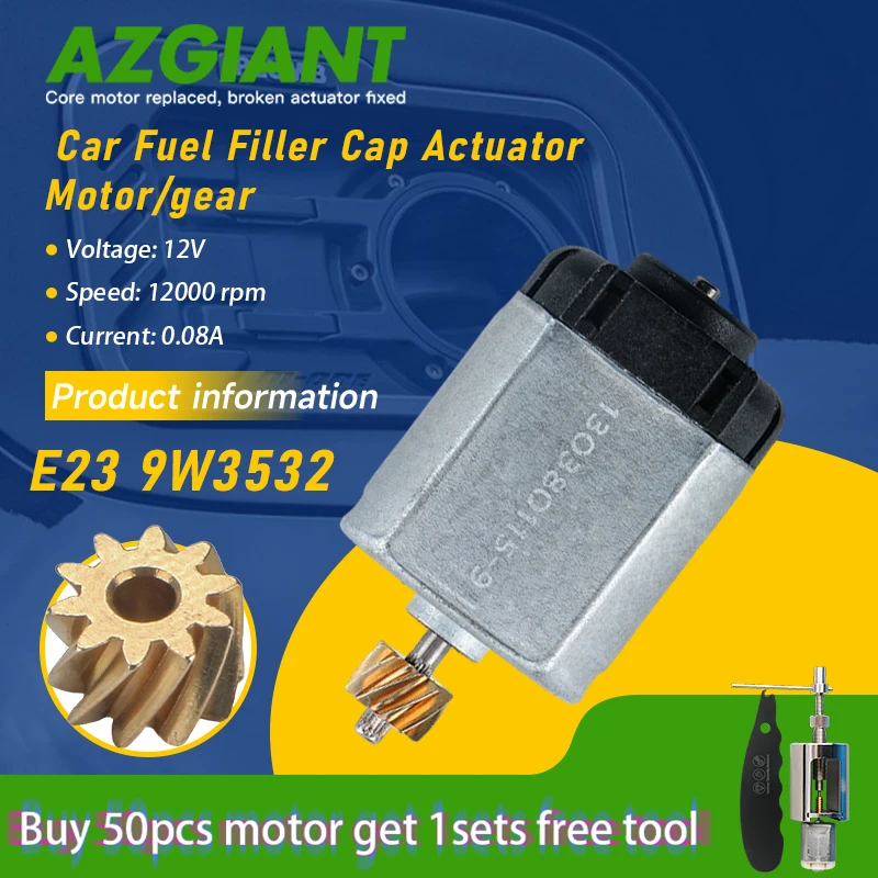 

E23 9W3532 Car Fuel Filter Flap Lock Actuator Motor 10 Teeth Gear For Mercedes Benz CLE/CLC/GLA-Classe/CLA Coupe Auto Parts DIY