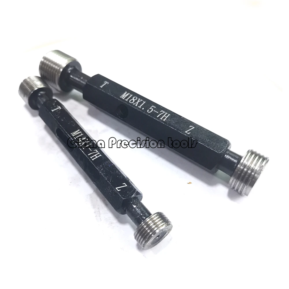 ISO 7H Metric thread plug gauge M6 M8 M10 M12 M14 M16 M18 M20 M22 M24 Fine screw threads gauges gages GO NOGO M2 M2.5 M3 M4 M5