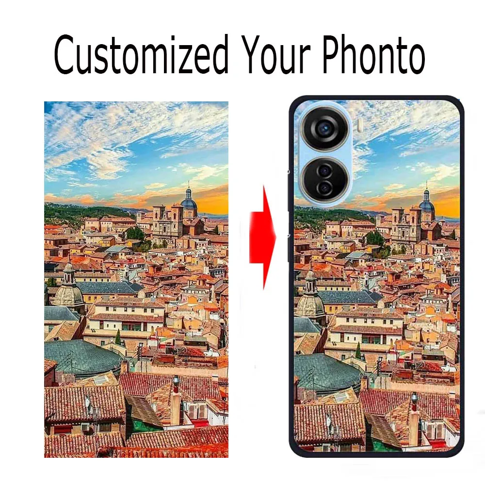 Customized Personalized Photo Phone Cases For ZTE Axon 40 LITE Ultra Axon40 Pro 5G Silicone Cover For ZTE Axon 60 Lite DIY Case view 2
