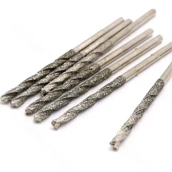 Diamond Coated Drill Bit Tipped Twist Drill Bit for Tile Stone Marble Brick Hole Drilling 0.8 1.0 1.2 1.5 1.8 2.0 2.5 3.0mm
