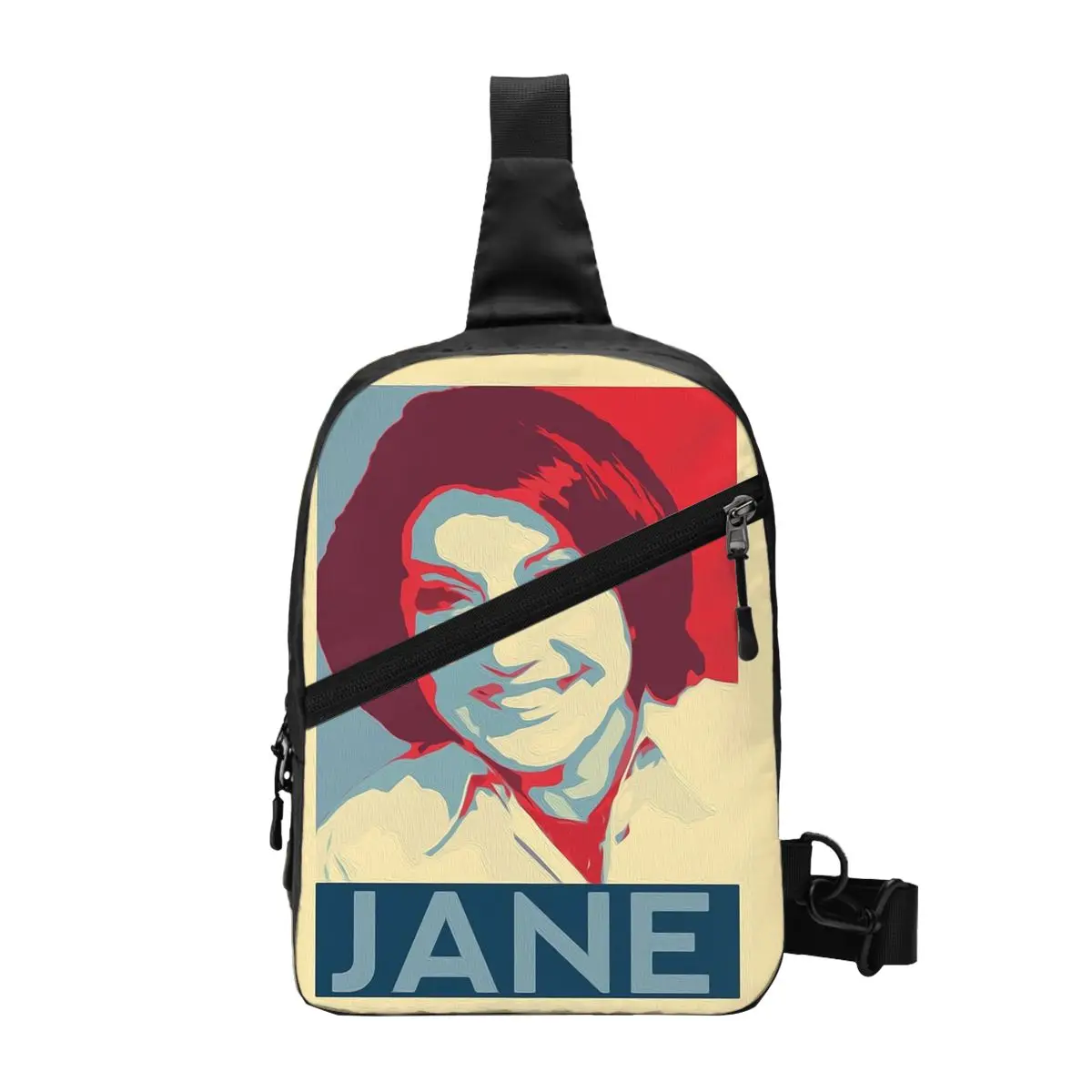 

Jane Mcdonald Chest Bag Men Sling Crossbody Backpack Chest Bag Traveling Hiking Daypack Shoulder Bag