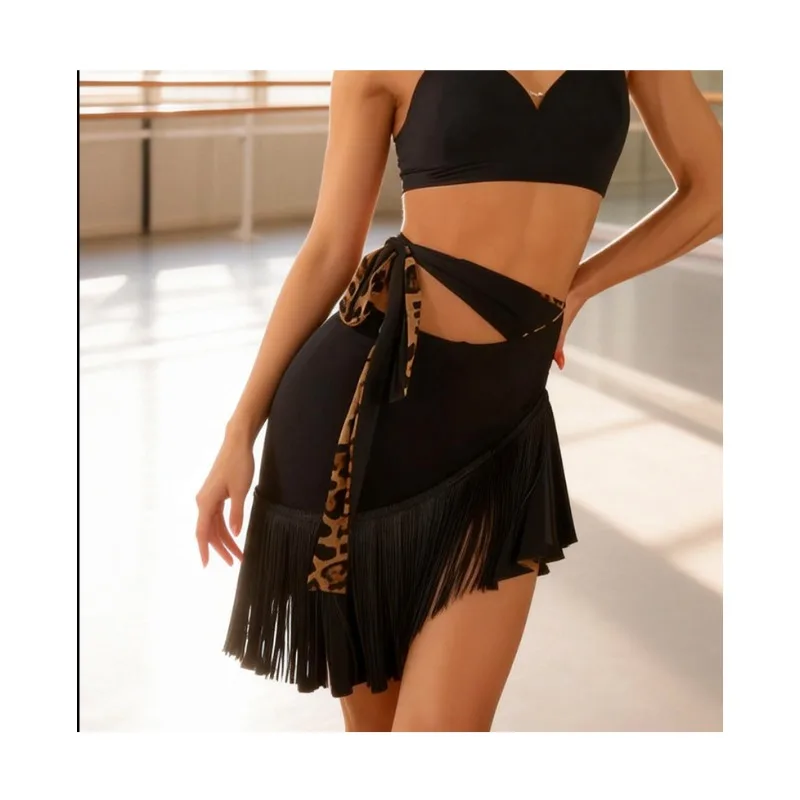 customized-latin-dancewear-female-adult-leopard-print-one-piece-hip-scarf-tassel-skirt-two-sides-can-be-worn-practice-uniform