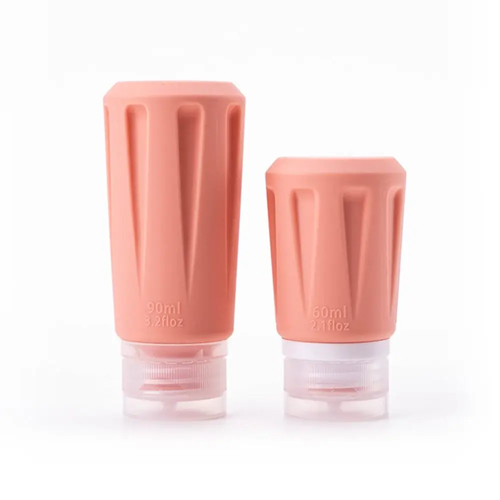 60ml 90ml Small Split Bottle Soft Silicone Lightweight Empty Container Durable Wear-resistant Outdoor Travel Accessories