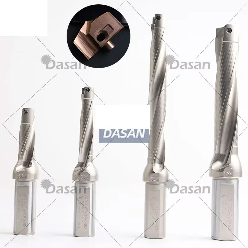 JCD 3D 5D 8D 10D Internal Cooling Crown Drill Rod Deep Hole Drilling Diameter HCD Insert High Precision and Efficiency