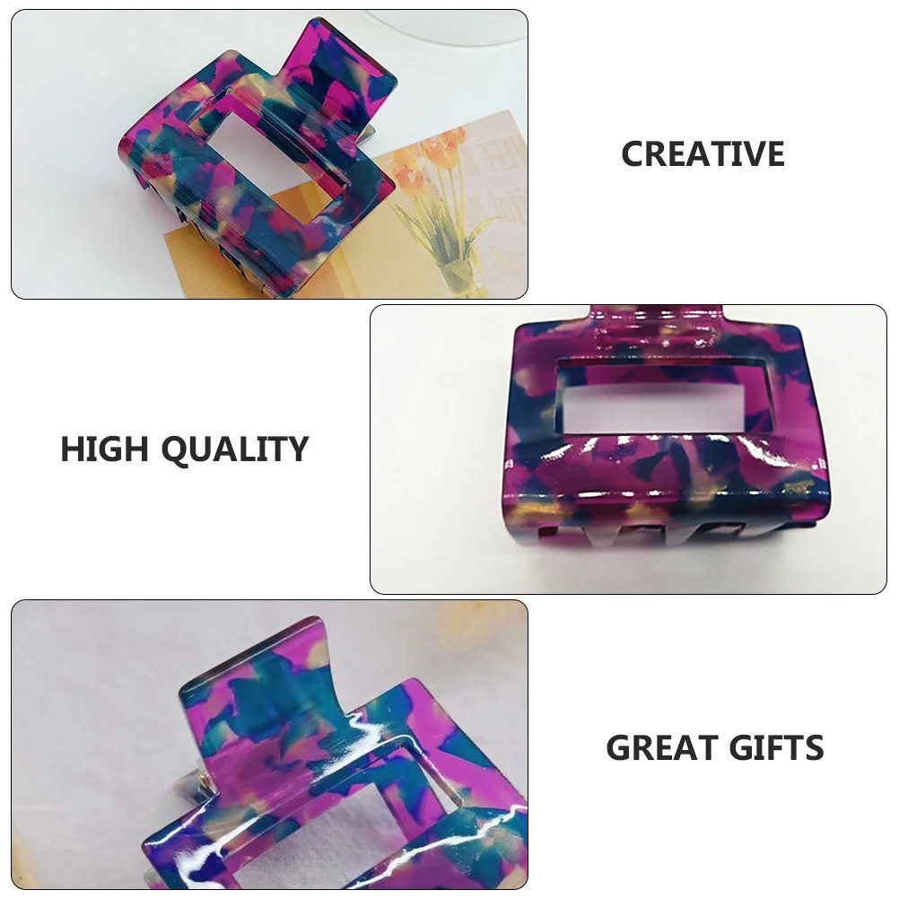 

1pc Retro Clip Cow Print Non-Slip Jaw Clip For Women Hair Claw Grip Ponytail Holder Fashionable Hair Tying Tool Accessory