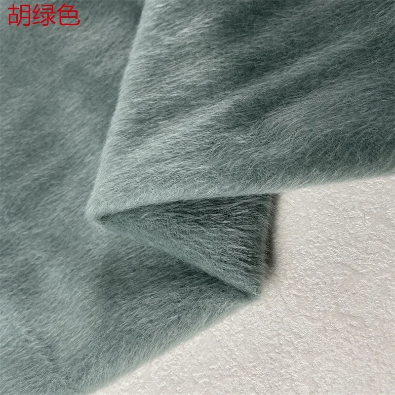 Fashion Solid Color Winter Fashionable Warm Long Wool Fabric Wool Fabric Fashion Coat Autumn And Winter Dress